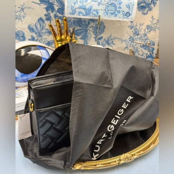 🆕 KURT GEIGER LONDON 🧿 NWT Kensington Leather Satchel - Picture 14 of 14